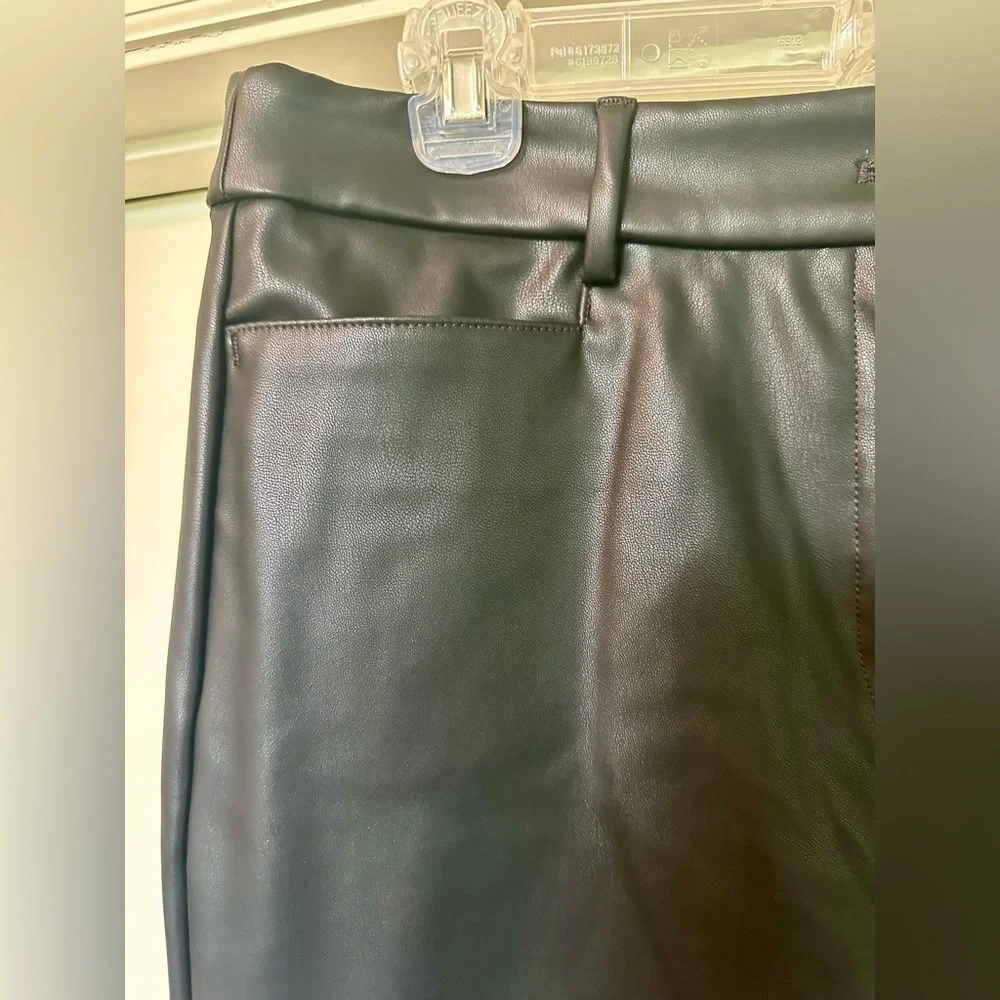 Loft Ann Taylor - Black Faux Leather Pants - BNWT! - Picture 5 of 7